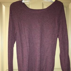 Burgundy Mossimo Long Sleeved Top